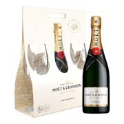 Moët & Chandon - Estuche Brut Impérial con 2 Copas - 0.75L